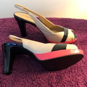 New - Lane Bryant Patent Leather Peep Toe